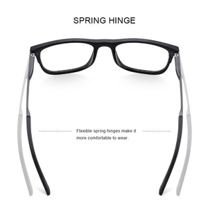 MERRYS DESIGN Men Square Glasses Male Myopia Prescription Eyeglasses TR90 Frame Titanium Alloy Legs S2033