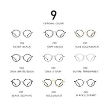 Carica l&#39;immagine nel visualizzatore di Gallery, MERRYS DESIGN Men Steampunk Glasses Frame Popular Women Retro Round Eye Frames For Men Women Titanium Frame S2404