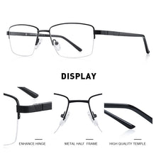 Carica l&#39;immagine nel visualizzatore di Gallery, MERRYS DESIGN Men Titanium Alloy Glasses Frame Business Style Half Frames Ultralight Myopia Prescription Eyeglasses S2188
