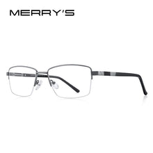 Carica l&#39;immagine nel visualizzatore di Gallery, MERRYS DESIGN Men Titanium Alloy Glasses Frame Business Style Half Frames Ultralight Myopia Prescription Eyeglasses S2188