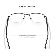 Carica l&#39;immagine nel visualizzatore di Gallery, MERRYS DESIGN Men Titanium Alloy Glasses Frame Business Style Half Frames Ultralight Myopia Prescription Eyeglasses S2188