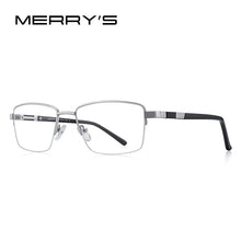 Carica l&#39;immagine nel visualizzatore di Gallery, MERRYS DESIGN Men Titanium Alloy Glasses Frame Business Style Half Frames Ultralight Myopia Prescription Eyeglasses S2188