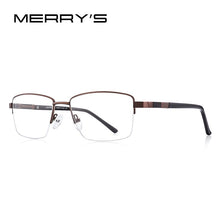 Carica l&#39;immagine nel visualizzatore di Gallery, MERRYS DESIGN Men Titanium Alloy Glasses Frame Business Style Half Frames Ultralight Myopia Prescription Eyeglasses S2188