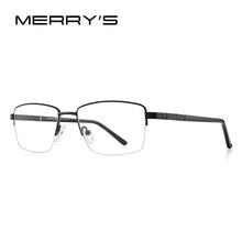 Carica l&#39;immagine nel visualizzatore di Gallery, MERRYS DESIGN Men Titanium Alloy Glasses Frame Business Style Half Frames Ultralight Myopia Prescription Eyeglasses S2188