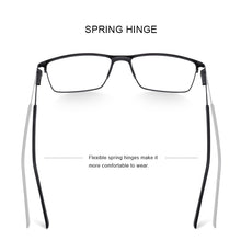 Carica l&#39;immagine nel visualizzatore di Gallery, MERRYS DESIGN Men Titanium Alloy Glasses Frame Business Style Male Square Ultralight Eye Myopia Prescription Eyeglasses S2170