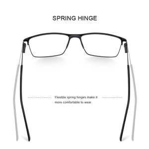 MERRYS DESIGN Men Titanium Alloy Glasses Frame Business Style Male Square Ultralight Eye Myopia Prescription Eyeglasses S2170