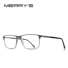 Carica l&#39;immagine nel visualizzatore di Gallery, MERRYS DESIGN Men Titanium Alloy Glasses Frame Business Style Male Square Ultralight Eye Myopia Prescription Eyeglasses S2170