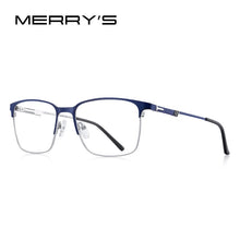 Carica l&#39;immagine nel visualizzatore di Gallery, MERRYS DESIGN Uomo Occhiali in lega di titanio Telaio Business Style Quadrato maschile Ultralight Eye Miopia Occhiali da vista S2179