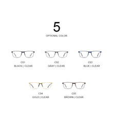 Carica l&#39;immagine nel visualizzatore di Gallery, MERRYS DESIGN Men Titanium Alloy Glasses Frame Business Style Male Square Ultralight Eye Myopia Prescription Eyeglasses S2170