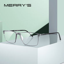 Carica l&#39;immagine nel visualizzatore di Gallery, MERRYS DESIGN Men Titanium Alloy Glasses Frame Business Style Male Square Ultralight Eye Myopia Prescription Eyeglasses S2170