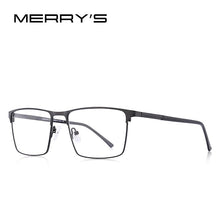 Carica l&#39;immagine nel visualizzatore di Gallery, MERRYS DESIGN Men Titanium Alloy Glasses Frame Business Style Male Square Ultralight Eye Myopia Prescription Eyeglasses S2057