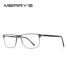 Carica l&#39;immagine nel visualizzatore di Gallery, MERRYS DESIGN Men Titanium Alloy Glasses Frame Male Square Ultralight Eye Myopia Prescription Eyeglasses S2001