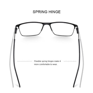 MERRYS DESIGN Men Titanium Alloy Glasses Frame  Male Square Ultralight Eye Myopia Prescription Eyeglasses S2001