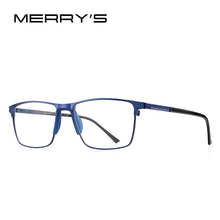 Carica l&#39;immagine nel visualizzatore di Gallery, MERRYS DESIGN Men Titanium Alloy Glasses Frame Male Square Ultralight Eye Myopia Prescription Eyeglasses S2001