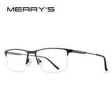 Carica l&#39;immagine nel visualizzatore di Gallery, MERRYS DESIGN Men Titanium Alloy Glasses Frame Half Optical Frame Myopia Prescription Optical Eyewear S2176