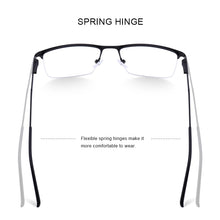Carica l&#39;immagine nel visualizzatore di Gallery, MERRYS DESIGN Men Titanium Alloy Glasses Frame Male Square Eye Myopia Prescription Eyeglasses Male Half Optical S2064