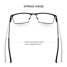 Carica l&#39;immagine nel visualizzatore di Gallery, MERRYS DESIGN Men Titanium Alloy Glasses Frame Male Square Ultralight Eye Myopia Prescription Eyeglasses Male Half Optical S2047