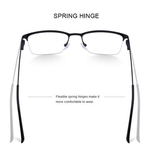 MERRYS DESIGN Men Titanium Alloy Glasses Frame Male Square Ultralight Eye Myopia Prescription Eyeglasses Male Half S2125