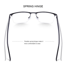 Carica l&#39;immagine nel visualizzatore di Gallery, MERRYS DESIGN Men Titanium Alloy Glasses Frame Male Square Ultralight Eye Myopia Prescription Eyeglasses Male Half Optical S2031