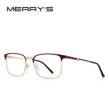 Carica l&#39;immagine nel visualizzatore di Gallery, MERRYS DESIGN Men Titanium Alloy Glasses Frame Male Square Ultralight Eye Myopia Prescription Eyeglasses S2032