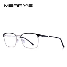 Carica l&#39;immagine nel visualizzatore di Gallery, MERRYS DESIGN Men Titanium Alloy Glasses Frame Male Square Ultralight Eye Myopia Prescription Eyeglasses S2032