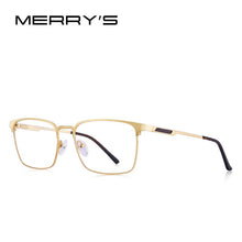 Carica l&#39;immagine nel visualizzatore di Gallery, MERRYS DESIGN Men Titanium Alloy Glasses Frame Male Square Ultralight Eye Myopia Prescription Eyeglasses S2032