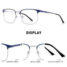 Carica l&#39;immagine nel visualizzatore di Gallery, MERRYS DESIGN Men Titanium Alloy Glasses Frame Male Square Ultralight Eye Myopia Prescription Eyeglasses S2032