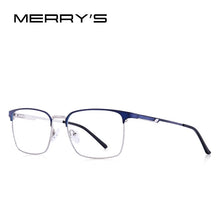 Carica l&#39;immagine nel visualizzatore di Gallery, MERRYS DESIGN Men Titanium Alloy Glasses Frame Male Square Ultralight Eye Myopia Prescription Eyeglasses S2032