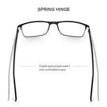 Carica l&#39;immagine nel visualizzatore di Gallery, MERRYS DESIGN Men Titanium Alloy Glasses Frame Male Square Ultralight Eye Myopia Prescription Eyeglasses TR90 Nose Pads S2036