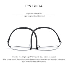 Carica l&#39;immagine nel visualizzatore di Gallery, MERRYS DESIGN Men Titanium Alloy Glasses Frame Myopia Prescription Eyeglasses Business Optical Frame TR90 Legs S2204