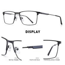 Load image into Gallery viewer, MERRYS DESIGN Men Titanium Alloy Glasses Frame Myopia Prescription Eyeglasses Optical Frame Business Style S2177