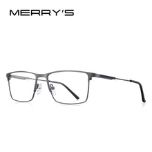 Load image into Gallery viewer, MERRYS DESIGN Men Titanium Alloy Glasses Frame Myopia Prescription Eyeglasses Optical Frame Business Style S2177