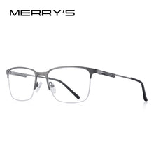 Carica l&#39;immagine nel visualizzatore di Gallery, MERRYS DESIGN Men Titanium Alloy Glasses Frame Optical Frame Business Style Myopia Prescription Eyeglasses S2178