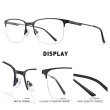 Carica l&#39;immagine nel visualizzatore di Gallery, MERRYS DESIGN Men Titanium Alloy Glasses Frame Optical Frame Business Style Myopia Prescription Eyeglasses S2178