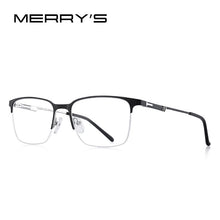 Carica l&#39;immagine nel visualizzatore di Gallery, MERRYS DESIGN Men Titanium Alloy Glasses Frame Optical Frame Business Style Myopia Prescription Eyeglasses S2178