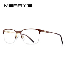 Carica l&#39;immagine nel visualizzatore di Gallery, MERRYS DESIGN Men Titanium Alloy Glasses Frame Optical Frame Business Style Myopia Prescription Eyeglasses S2178