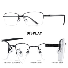 Carica l&#39;immagine nel visualizzatore di Gallery, MERRYS DESIGN Men Titanium Alloy Glasses Frame TR90 Legs Myopia Prescription Eyeglasses Business Optical Frame S2209