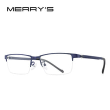 Carica l&#39;immagine nel visualizzatore di Gallery, MERRYS DESIGN Men Titanium Alloy Glasses Frame TR90 Legs Myopia Prescription Eyeglasses Business Style Optical Frame S2203