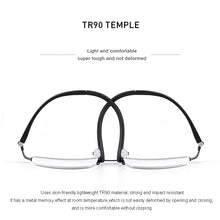 Carica l&#39;immagine nel visualizzatore di Gallery, MERRYS DESIGN Men Titanium Alloy Glasses Frame TR90 Legs Myopia Prescription Eyeglasses Business Style Optical Frame S2203