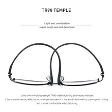 Carica l&#39;immagine nel visualizzatore di Gallery, MERRYS DESIGN Men Titanium Alloy Glasses Frame TR90 Legs Myopia Prescription Eyeglasses Optical Frame Business Style S2210
