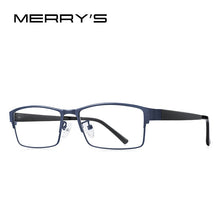 Carica l&#39;immagine nel visualizzatore di Gallery, MERRYS DESIGN Men Titanium Alloy Glasses Frame TR90 Legs Myopia Prescription Eyeglasses Optical Frame Business Style S2211