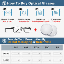 Carica l&#39;immagine nel visualizzatore di Gallery, MERRYS DESIGN Men Titanium Alloy Glasses Frame TR90 Legs Myopia Prescription Eyeglasses Optical Frame Business Style S2211
