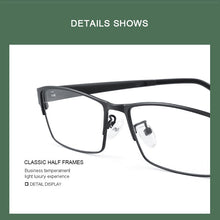 Carica l&#39;immagine nel visualizzatore di Gallery, MERRYS DESIGN Men Titanium Alloy Glasses Frame TR90 Legs Myopia Prescription Eyeglasses Optical Frame Business Style S2211