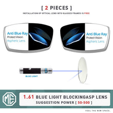 Carica l&#39;immagine nel visualizzatore di Gallery, MERRYS DESIGN Men Titanium Alloy Glasses Frame TR90 Legs Myopia Prescription Eyeglasses Optical Frame Business Style S2211