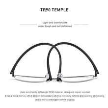 Carica l&#39;immagine nel visualizzatore di Gallery, MERRYS DESIGN Men Titanium Alloy Glasses Frame TR90 Legs Myopia Prescription Men&#39;s Eyewear Frames Business Style S2225