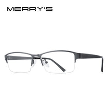 Carica l&#39;immagine nel visualizzatore di Gallery, MERRYS DESIGN Men Titanium Alloy Glasses Frame TR90 Legs Prescription Eyeglasses Optical Frame Business Style S2216