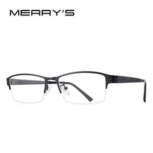 Carica l&#39;immagine nel visualizzatore di Gallery, MERRYS DESIGN Men Titanium Alloy Glasses Frame TR90 Legs Prescription Eyeglasses Optical Frame Business Style S2216