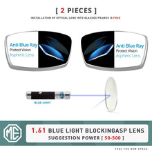 Carica l&#39;immagine nel visualizzatore di Gallery, MERRYS DESIGN Men Titanium Alloy Glasses Frames Prescription Eyeglasses Business Style Optical Frame TR90 Legs S2224