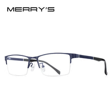 Carica l&#39;immagine nel visualizzatore di Gallery, MERRYS DESIGN Men Titanium Alloy Glasses Frames Prescription Eyeglasses Business Style Optical Frame TR90 Legs S2224