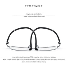 Carica l&#39;immagine nel visualizzatore di Gallery, MERRYS DESIGN Men Titanium Alloy Glasses Frames Prescription Eyeglasses Business Style Optical Frame TR90 Legs S2224